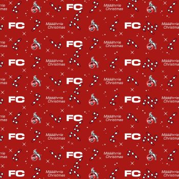 1. FC Köln Geschenkpapier "Määährrie Christmas"